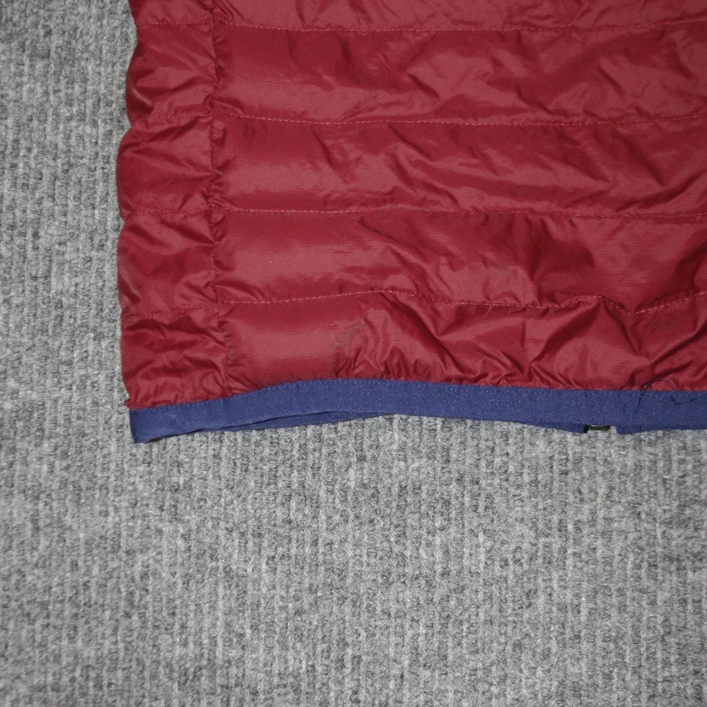 Vineyard Vines Performance Puffer Vest‎ Boys L 16 Red Blue Down Insulated Puffer